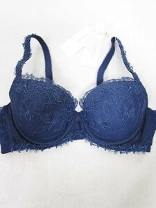 [ including carriage ] new goods!Triumph FLORALEfrola-re bite Lynn p bra navy navy blue FL2004 WHU wire unused tag attaching sizeD75/959558