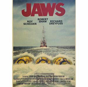 K401A3 ジョーズ JAWS 映画 ポスター 洋画 インテリア レトロ