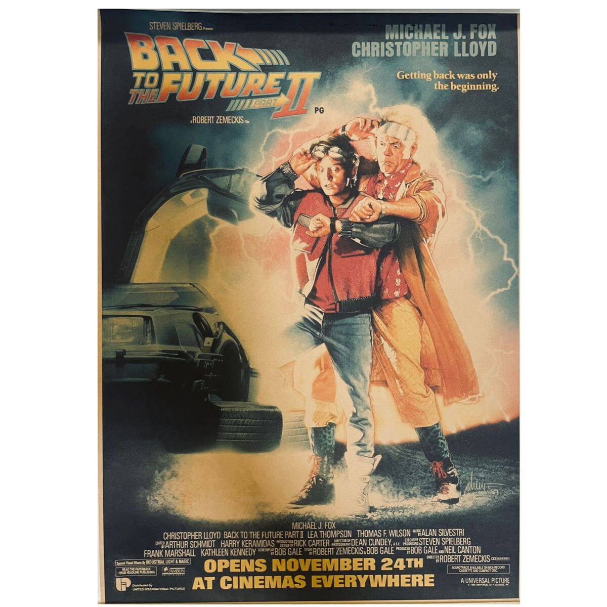 Back to the future 2ポスター アドバンスト 劇場用 レア|家具 Back to the future 2ポスター アドバンスト 劇場用 レア|家具