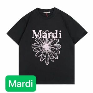 Mardi Mercredi マルディメクルディ Tシャツ　ブラックピンク