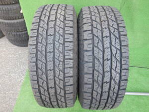 ★YOKOHAMA GEOLANDR A/T G015★LT285/75R16 126/123R 10PR 残り溝:10.7mm以上 2017年製 傷、シワ、片べり等あり 2本 MADE IN THAILAND