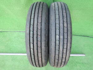 ★BS R202 V-STEEL RIB たて溝★175/75R15 103/101L LT 残り溝:未使用 2008年製 2本 MADE IN JAPAN