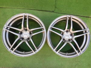 ★YOKOHAMA AVS MODEL5 鍛造？★17×9JJ OFF:+22 PCD114.3-5H ハブ径；73mm 小傷、汚れ、錆、塗装がれ等あり 2本 MADE IN JAPAN