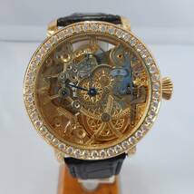 2OMEGA オメガ アンティークSV製 時計 ベゼル部分にQZダイヤモンドをアフター加工セッティング18Kメッキします カスタムロレックスデイトナ_画像10