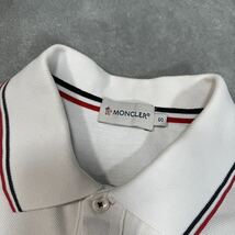 1円　良品　MONCLER モンクレール　マグリア　半袖 半袖ポロシャツ ポロシャツ Sサイズ 白 鹿子　_画像2