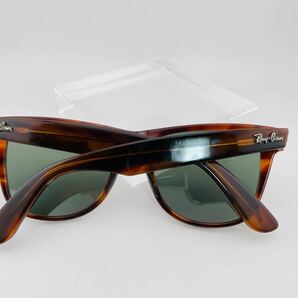 QA02 レイバン Wayfarer ll 5418 鼈甲色 ボシュロム製 ビンテージ サングラス B&L RayBan USA G-15 の画像9