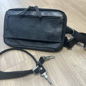 ポーター フィールド ウエストバッグ 706-04661 ボディバッグ 吉田カバン PORTER FIELD 斜めがけ 小さめ WAIST BAG コンパクト レザー 革の画像9