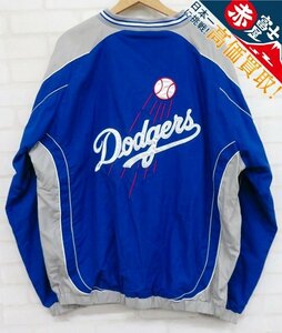 8T1872/GENUINE MERCHANDISE MLB ロサンゼルス ドジャース ナイロンプルオーバー ジャケット