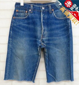 3P6653/リーバイス 501XX カットオフデニムショーツ 米国製 Levi's USA製