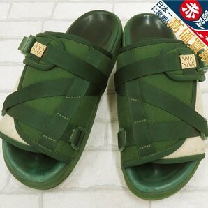 2S9343/visvim CHRISTO 2-TONE GREEN クリスト サンダルの画像1