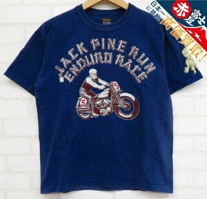 8T1956【クリックポスト対応】THE REAL McCOY’S JACK PINE RUN ENDURU RACE 半袖Tシャツ リアルマッコイズ