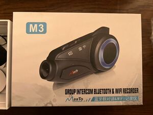 ドライブレコーダー M3 Maxto ドラレコ付きインカム　ヘルメット　Bluetooth Wi-Fi