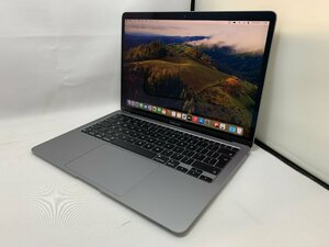 １円スタート！！ Apple MacBook Air A2337 (M1,2020) UKキーボード スペースグレイ [Nmc]