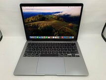 １円スタート！！ Apple MacBook Air A2337 (M1,2020) USキーボード スペースグレイ [Nmc]_画像2