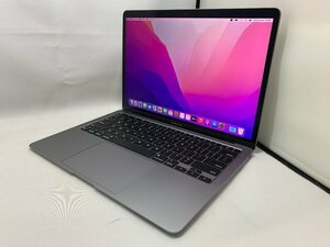 １円スタート！！ Apple MacBook Air A2337 (M1,2020) 外国語キーボード スペースグレイ [Nmc]