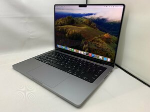 1 jpy start!!{M1Pro installing }Apple MacBook Pro A2442 (14-inch, 2021) foreign language keyboard Space gray goods with special circumstances [Nmc]