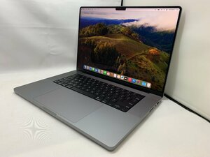 １円スタート！！《M1Max搭載》Apple MacBook Pro A2485 (16-inch, 2021) 外国語キーボード スペースグレイ [Nmc]