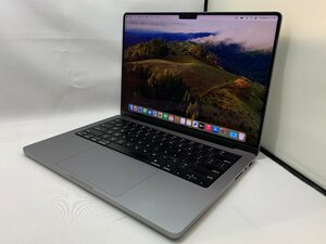 1 jpy start!!{M1Pro installing }Apple MacBook Pro A2442 (14-inch, 2021) foreign language keyboard Space gray [Nmc]