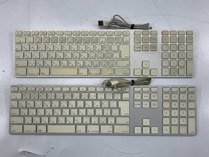 【未検査品】Apple 有線 Keyboard(テンキー付き,JIS) 2個セット [Etc]