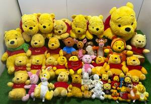 *19-160 Winnie The Pooh resort store soft toy large amount together . main Christmas Piglet Tiger rabbit kangaroo ouru