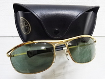 廃盤 美品 金文字 B&L レイバン L0255 オリンピアン1DX ワンデラックス ボシュロム RAYBAN USA ビンテージ サングラス バイク バイカー 90s_画像1