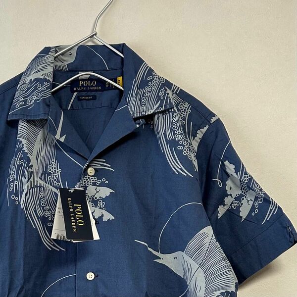 新品 90s POLO Ralph Lauren 半袖 開襟シャツ アロハシャツ