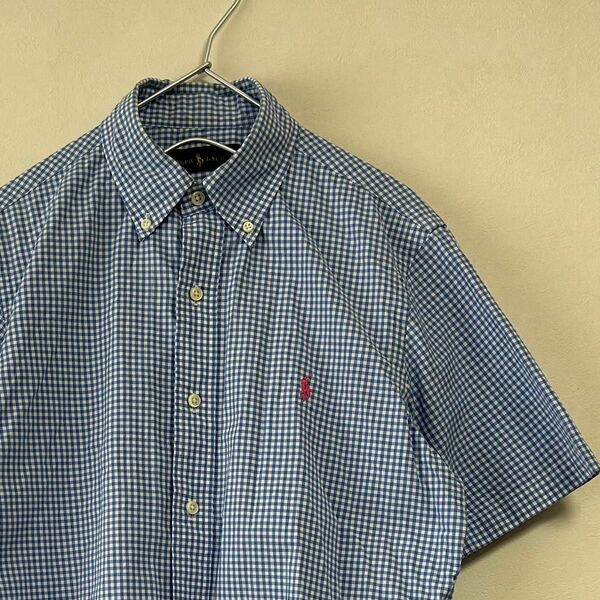 古着 90s POLO Ralph Lauren 半袖BDシャツ ギンガム