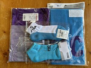  новый товар не использовался настольный теннис футболка & полотенце & носки 4 позиций комплект VICTASnitakSTIGA включая доставку 