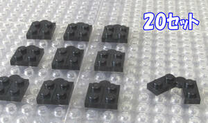 ◆レゴ∥LEGO【ヒンジプレート(連結1x4)/黒 20セット】#2429#2430◆正規品 [R89627]