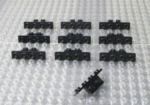 ◆レゴ∥LEGO【ブラケット(1x2-1x4/廃版丸タイプ)/黒 10個】#2436b◆正規品 [R89834]