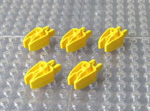 ◆レゴ∥LEGO【ヒンジ(1x3/爪2⇔クロウ)/黄色 5個】#41529◆正規品 [R89688]