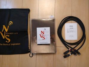 [ body new goods!]NVS Sound FD-S XLR 1.5m regular price ¥112,000 balance XLR cable original box other accessory equipping 