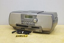 6171B24 Vivtor 日本ビクター CD-MDポータブルシステム RD-M2-H Clavia クラビア CD MDプレーヤー ラジオ ラジカセ オーディオ_画像1