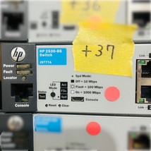 ＋37【通電未確認】HP 2530-8G Switch J9777A ネットワーク ハブ インターネット スイッチ 回線 通信機器 機材 ヒューレットパッカード_画像2