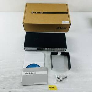 □100【通電OK】D-Link DES-1100-24 スイッチングハブ 10/100BASE-TX 24ポート レイヤ2スイッチ VLAN ループ検知 遮断機能 ファンレス設計