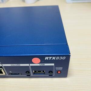 ＄02【通電OK】YAMAHA RTX830 ギガアクセス VPNルーター 小規模拠点向け マルチポイントトンネル LANマップ ネットワーク 通信 機器 ヤマハ