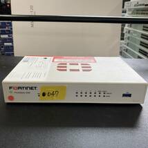 ●047【通電未確認】Fortinet FortiGate 50E FG-50E ファイアウォール FW セキュア SD-WAN セキュリティ UTM フォーティネット_画像1