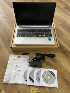 ●68【通電OK】HP ProBook 450 G9 Core i5-1235U HP 15.6インチ 45Wスマート ACアダプター 各種取扱説明書 各種DVD ノートパソコン