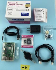 *85[ beautiful goods | section stockout ..]Techshare Raspberry Pi3 Model B+ complete starter Kit 3ple decker mobile circuit block laz pie 