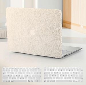 MacBook Air 13 (2018 - 2021) ハード シェル カバー ホワイト 新品・未使用 キーボードカバー付き
