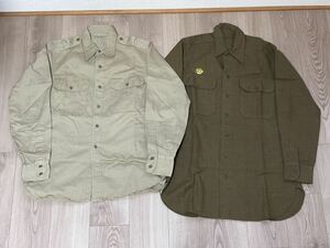WW2 米軍 ウールシャツ コットンシャツ 1941年製