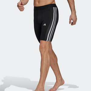 [ new goods ]M size adidas Adidas Tec Fit Short tights shorts training leggings spats HD3531 black men's 