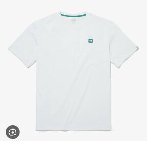 ノースフェイス Tシャツ 新品 韓国限定 105 XL サイズ 白 緑