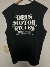 DEUS デウス ノースリーブ Tシャツ 新品 XXL ブラック 日本未販売_画像5