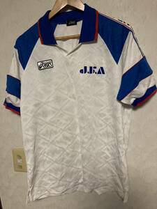 アシックス 日本代表 プラシャツ 2002W杯パッチ 選手支給品 ゲームシャツ　ユニフォーム サッカー 半袖 asics