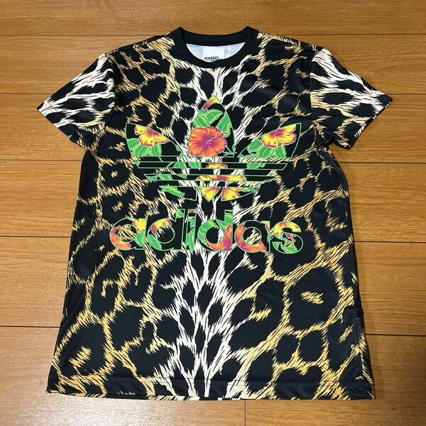 adidas Originals × JEREMY SCOTT Leopard ジャージTシャツ(検:パーカー バッグ)