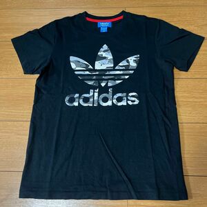 adidas Originals トレフォイル迷彩ロゴ Tシャツ(検:パーカー バッグ レギンス バッグ キャップ)