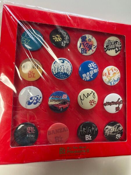 B'z THE BEST Pleasure II 店頭抽選 限定 缶バッジ セット 稲葉浩志 松本孝弘