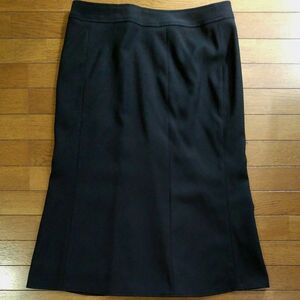 7枚はぎ スカート 黒 フォーマル L～LLサイズ ミモレ丈～ロング丈 着用1回のみ 美品