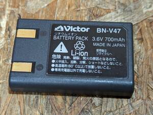 ジャンク品★Victor／ビクター　リチウムイオンバッテリー　BN-V47★☆C-8